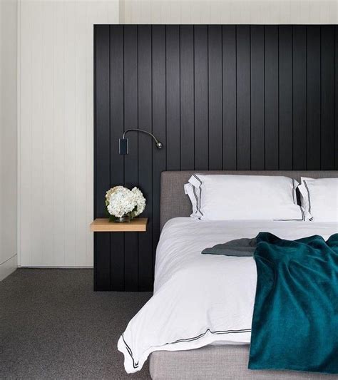 You can ask a team member at your local bunnings store to do this for you. Sunday sleep in... Black and white bedroom with striking ...