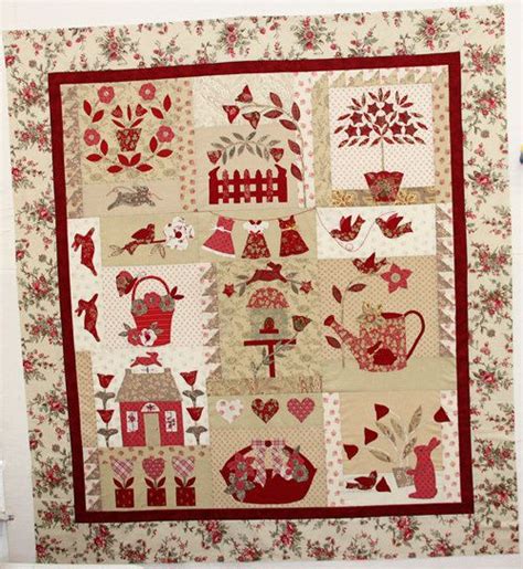 Le Jardin Quilt Top Colchas Quilting Patchwork Quilting Designs