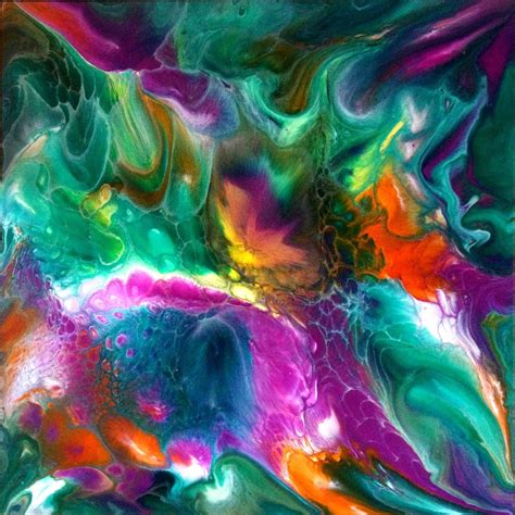 Fluid Acrylic Pouring Acrylic Pouring Art Flow Painting Pouring