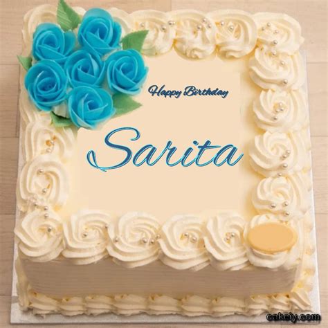 🎂 Happy Birthday Sarita Cakes 🍰 Instant Free Download