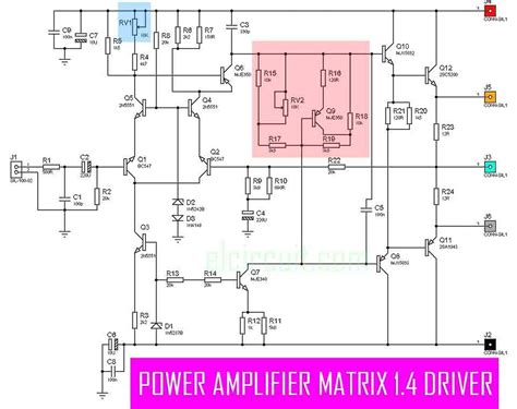 In this audio/power amplifier circuit design tutorial, we will build a 100w rms output power amplifier using mosfets and transistors with a 4 ohms impedance speaker 100w audio amplifier circuit diagram and explanation. High Power Amplifier Matrix 1.4 | Electronic circuit projects, Audio amplifier, Matrix 1