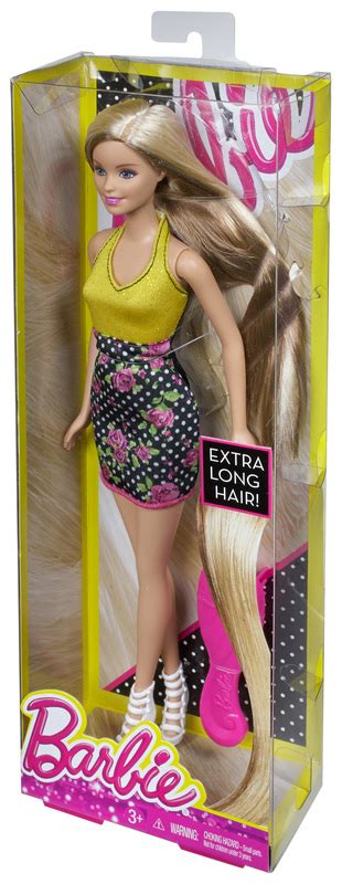 Barbie doll is ready to share with friends and she has an extra bowl and 2 pairs of chopsticks. Barbie® Hair Play Doll - Blonde