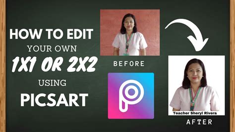 How To Edit 1x1 Or 2x2 Picture Using Picsart Youtube