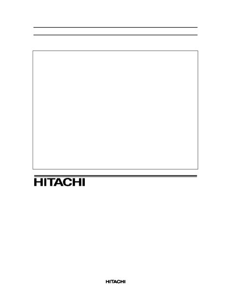 Sc Datasheet Pages Hitachi Silicon Npn Triple Diffused