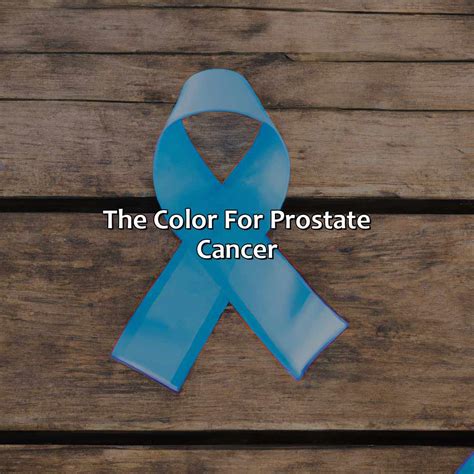 What Is The Color For Prostate Cancer