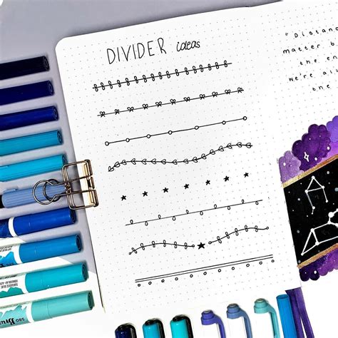 Divider Ideas For Your Journal 🦋 I Hope This Page Is Helpful And Let