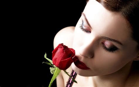 Fond Décran Visage Femmes Maquette Rouge La Photographie Nez Rose émotion Printemps