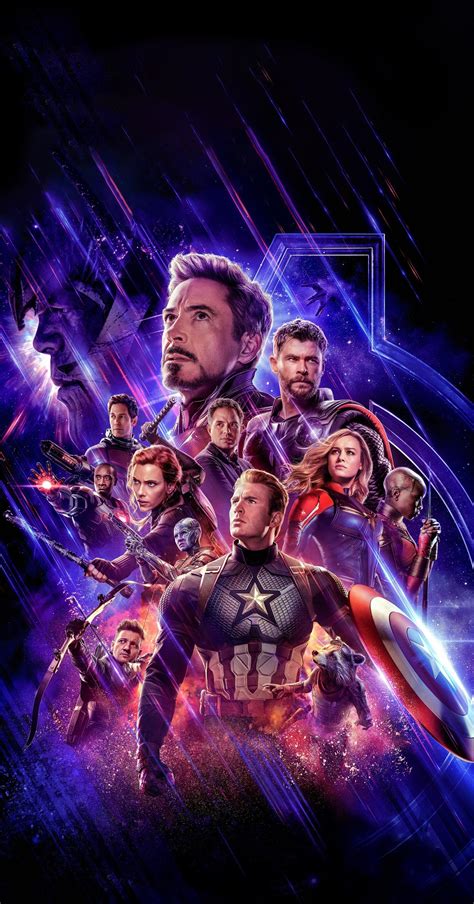 Textless Avengers Endgame Poster With An Extended Top For Phone