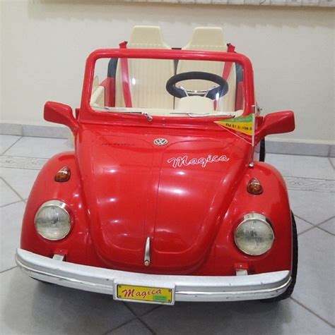 Mini Carro Elétrico Infantil Fusca Peg Perego R 557000 Em