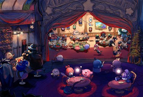 I drew Kirby Restaurant : Kirby