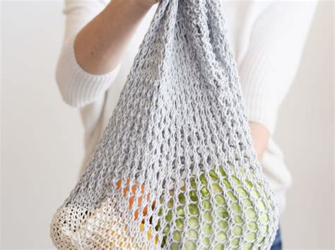 How To Knit A Market String Bag Mama In A Stitch