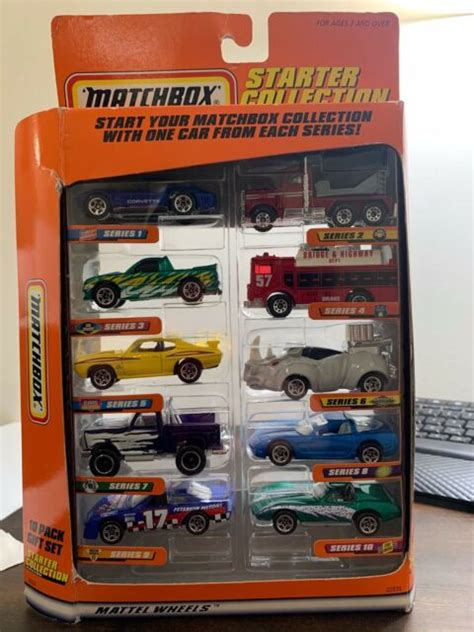 1997 Matchbox Starter Collection Set Of 10 Cars 1 64 For Sale Online