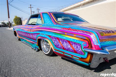La Lowriders Lowriders Car Wrap Design Psychedelic Paint