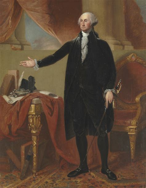Attributed To Edward Savage 1761 1817 1797 1801 Portrait Of George