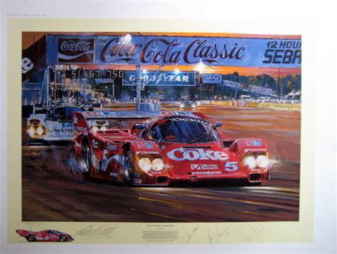 Formula one, le mans & more! "Duel At Sunset" - Sebring 1986 - Porsche 962 Sebring 22 ...
