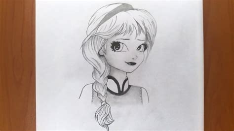 How To Draw A Cartoon Girl Face Easy Drawing A Cartoon