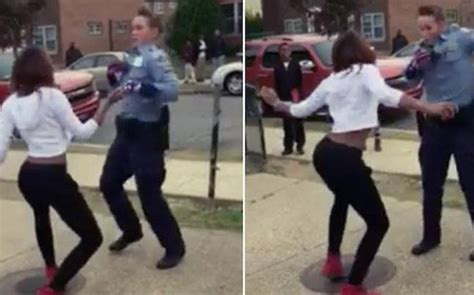 Going Viral Female Cop Battles With Us Teen In Dance Off Challenge