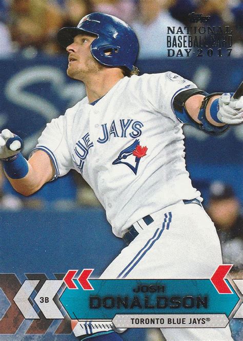 Maybe you would like to learn more about one of these? 2017 Topps National Baseball Card Day #26 Josh Donaldson (BUY 10=FREE S/H) | eBay