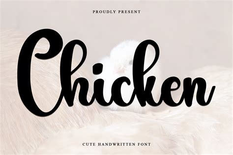 Chicken Font By Pipi Creative · Creative Fabrica