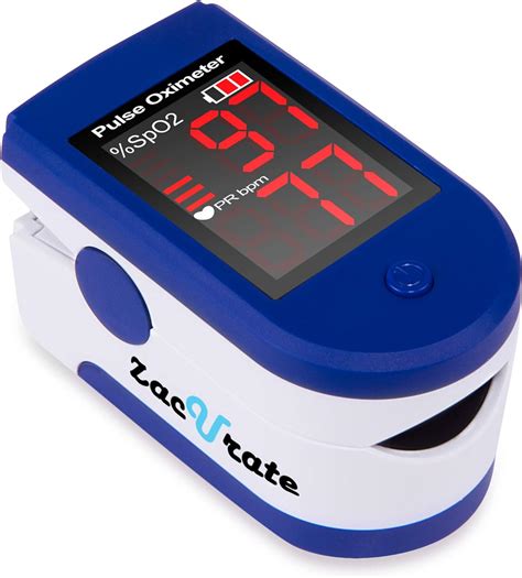 Zacurate Fingertip Pulse Oximeter Blood Oxygen Saturation Monitor With