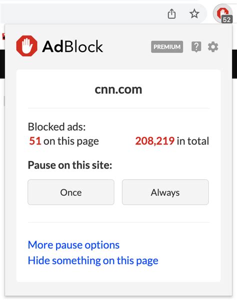 How Do I Hide Or Show The Number Of Blocked Ads On The Adblock Icon And