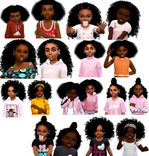 Sims 4 Cc Child Curly Hair