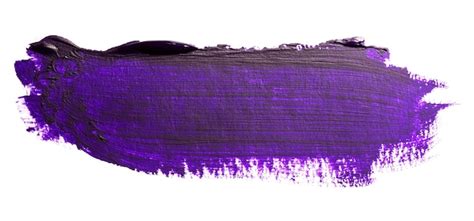 Mancha De Pintura Al óleo Abstracta Púrpura Trazo De Pincel De Pintura