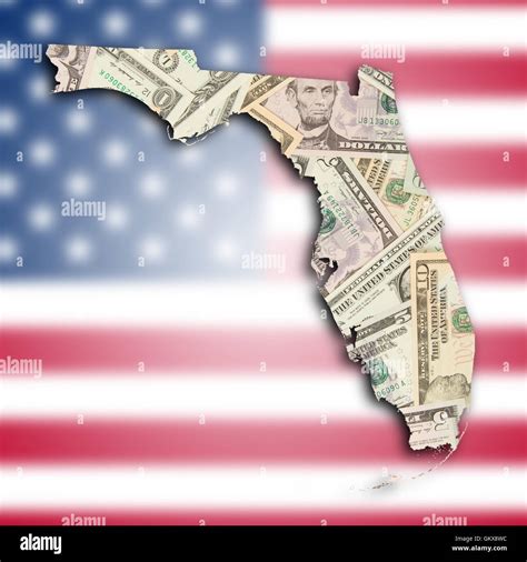 Map Of Florida Stock Photo Alamy