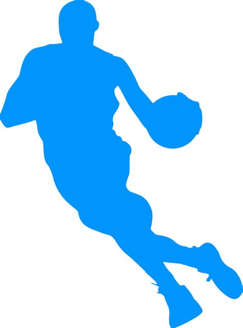 Basketball Player Drawing Silhouette Clip Art Basketball Png Download