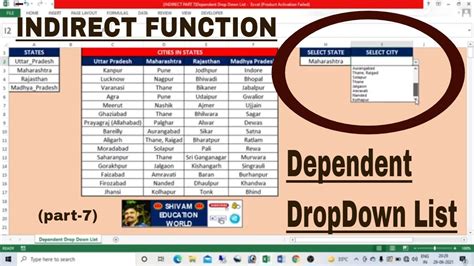 How To Create Dependent Drop Down List In Ms Excel Dependent Dropdown
