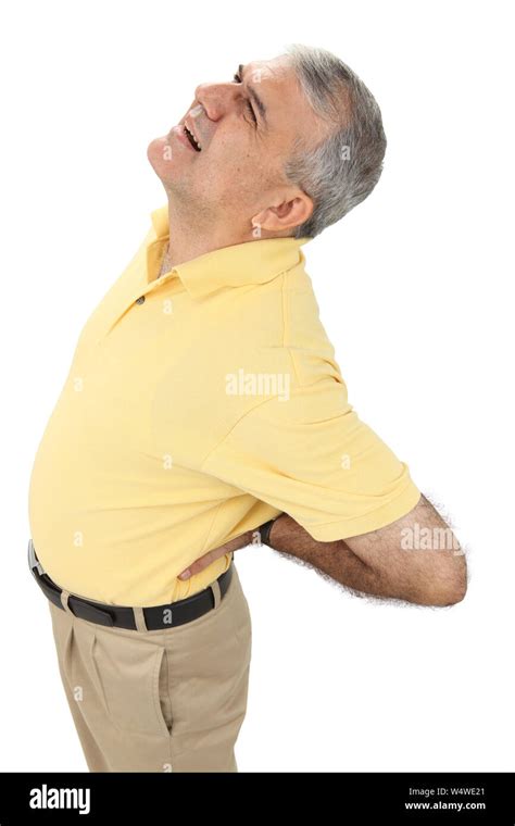 Lower Back Pain Man Cut Out Stock Images And Pictures Alamy