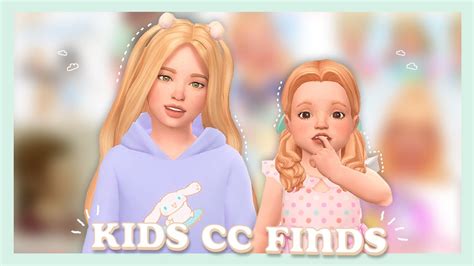 Kids Cc Finds 🍭 Los Sims 4 Contenido Personalizado Haul Maxis Match