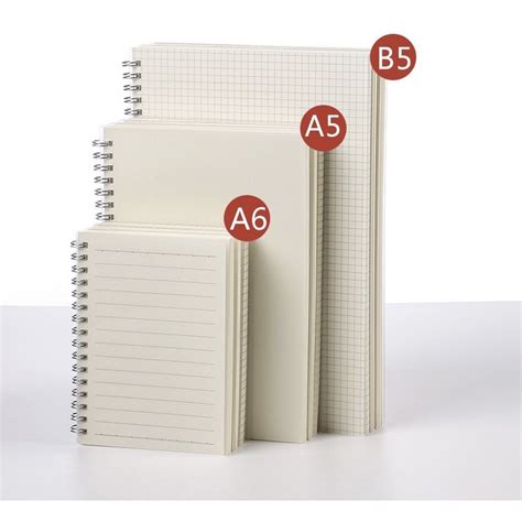 Spiral Styled Notebook Linedgriddotted A6a5andb5 Shopee Philippines