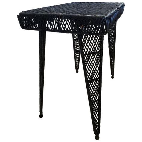 Maybe you would like to learn more about one of these? Black Woven Rattan Side Table | 1stdibs.com | Rattan side ...