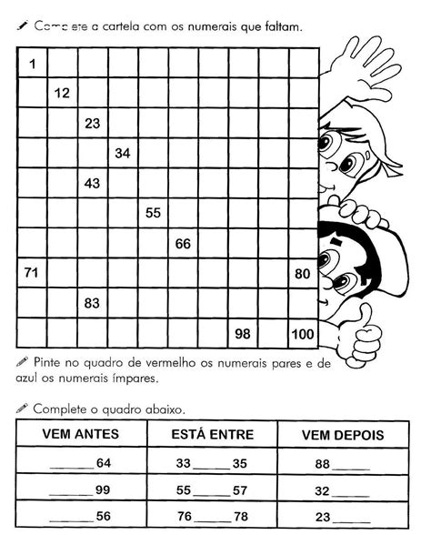 Exercícios De Matemática Para O 3º Ano Atividade Para Imprimir