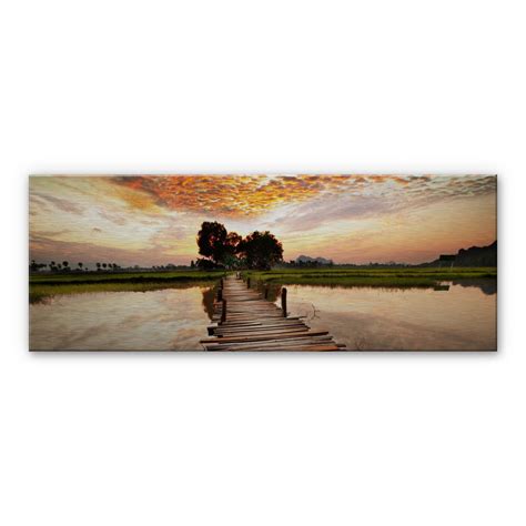 To The Other Side Panorama Aluminium Print Wall