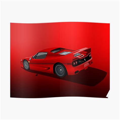 Ferrari F50 Posters Redbubble