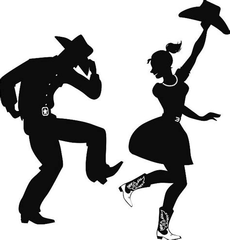 Line Dancing Clip Art Vector Images And Illustrations Istock