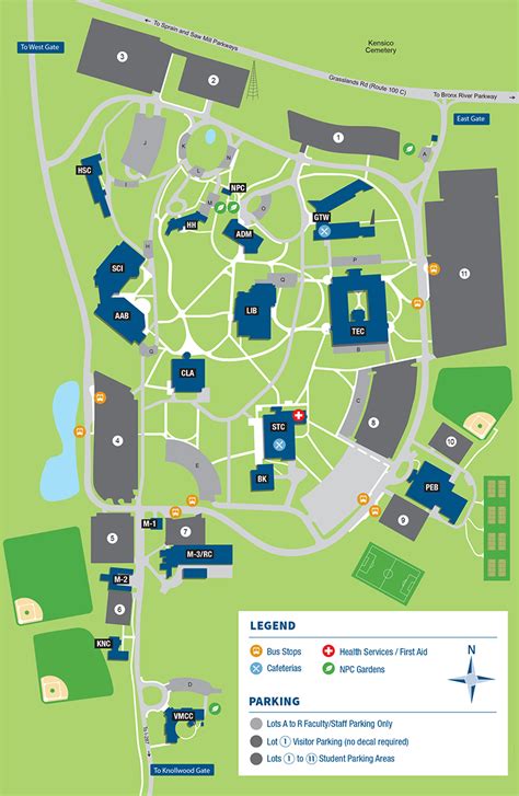 Westchester Community College Campus Map Map Vector