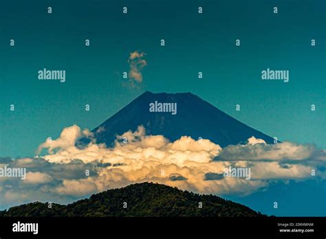 Mount Fuji Seen From Matsuzaki Shizuoka Japan Stock Photo Alamy
