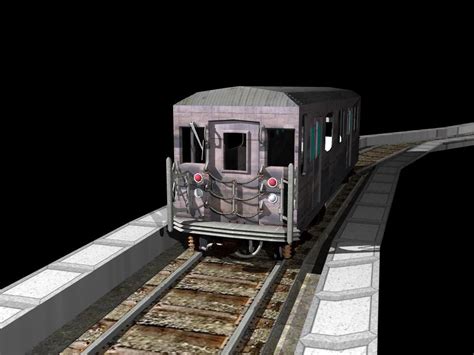 R160 Subway Train 3ds