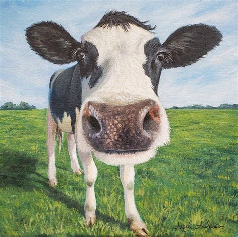 Funny Cow Acrylic Painting Tutorial Patreon Bonus Video Crowdcast