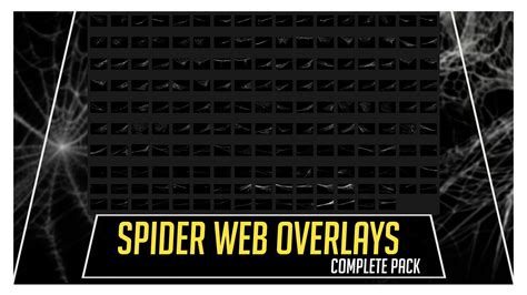 Artstation Photobash 165 Spider Web Overlays Resource Pack Photos