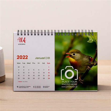 Template Kalender Meja 2023 Custom Foto Dan Warna Zot