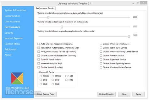 Ultimate Windows Tweaker Download 2021 Latest For Pc