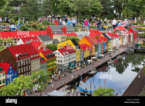 Billund Denmark July 27 2017 Lego Bricks Model Of Nyhavn