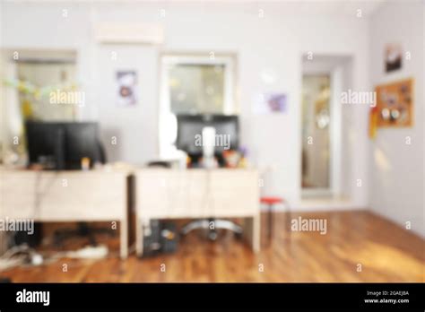 Abstract Blurry Office Background Stock Photo Alamy
