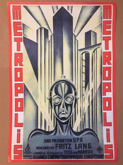 Pin By Karl Otake On Metropolis 1927 Art Deco Posters Art Deco Movie
