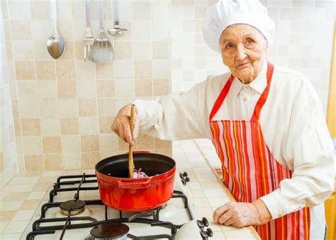 Granny S Kitchen Stock Photo Image