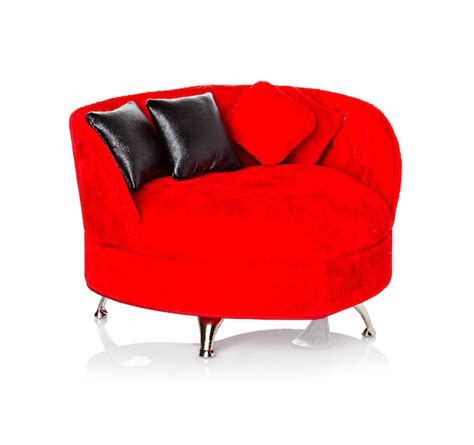 premium photo red sofa couch